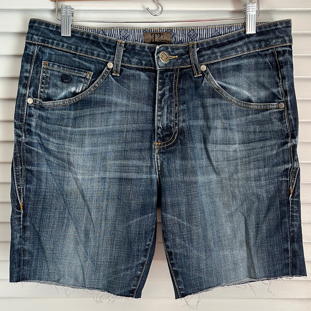 Mens Paige Premium Denim Jeans Cut Off Shorts